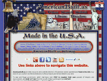 Tablet Screenshot of americanbuilt.us